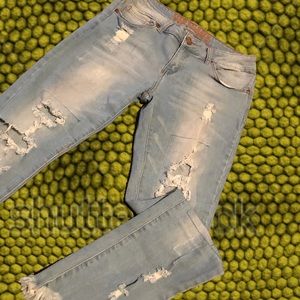 VIP distressed jeans
